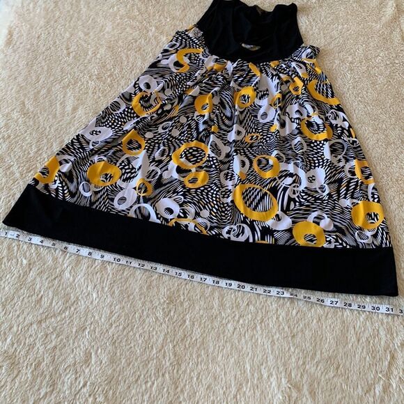 Susan Lawrence yellow black and white tent style dress - Picture 16 of 16